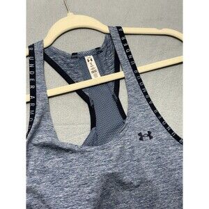 Under Armour Heat Gear Shirt Womens SZ XS Tank Top blue Performance